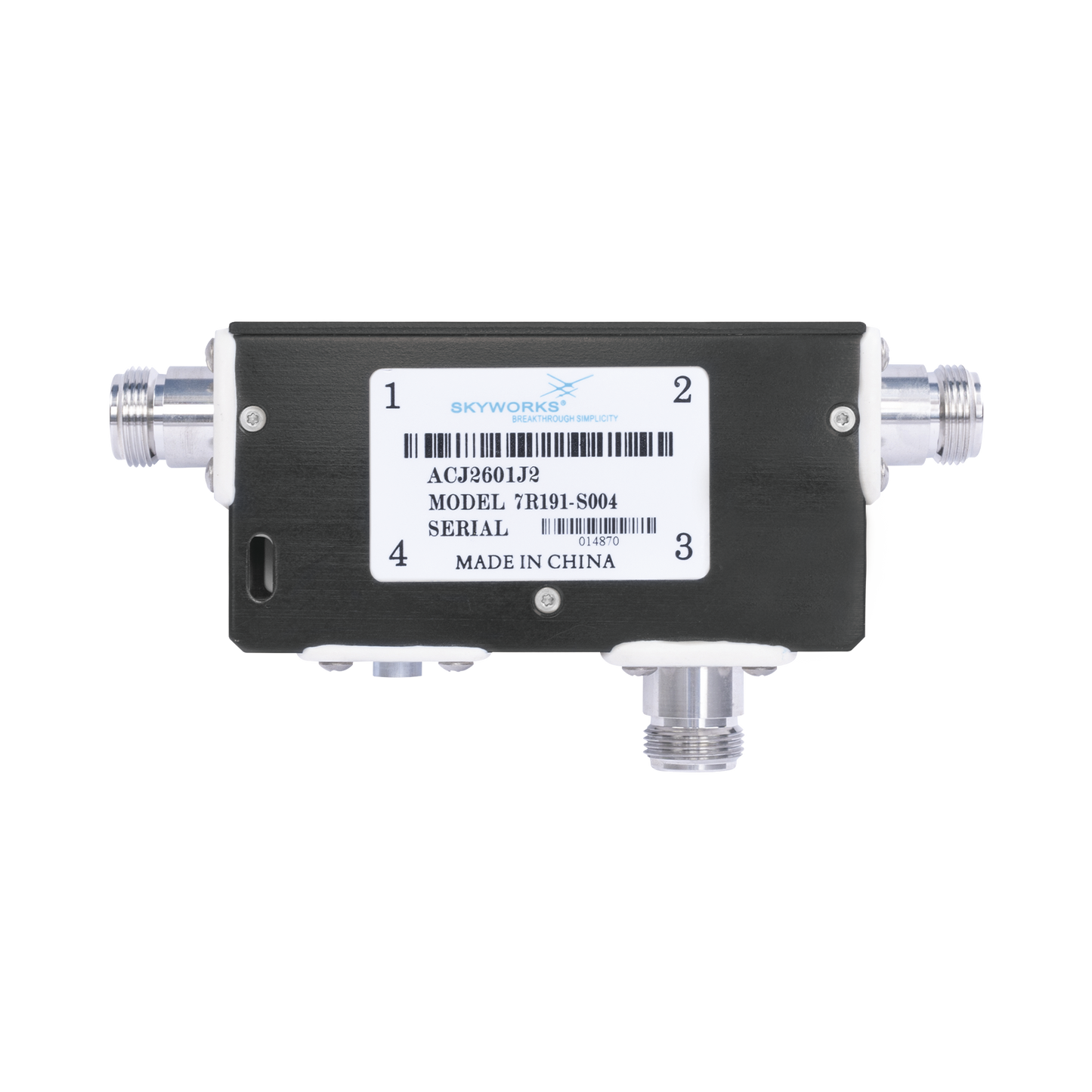 Circulador para 440-450 MHz, 100 Watt, Conectores N Hembra.
