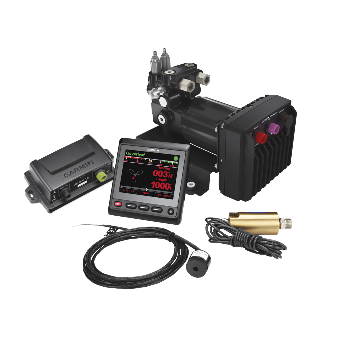 Kit de Piloto automático con caja de control Reactorâ„¢ 40, pantalla GHC 20 y bomba SmartPump.