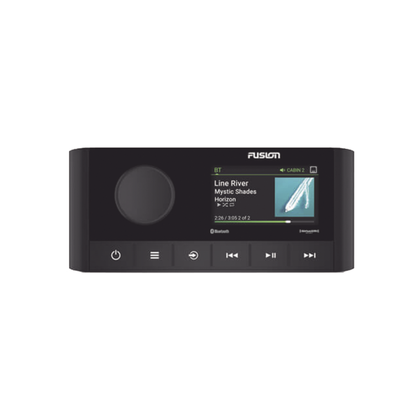 Estéreo marino Fusion serie RA210, con pantalla a color de 2.7 conexión AM/FM, Bluetooth, USB, iPhone
