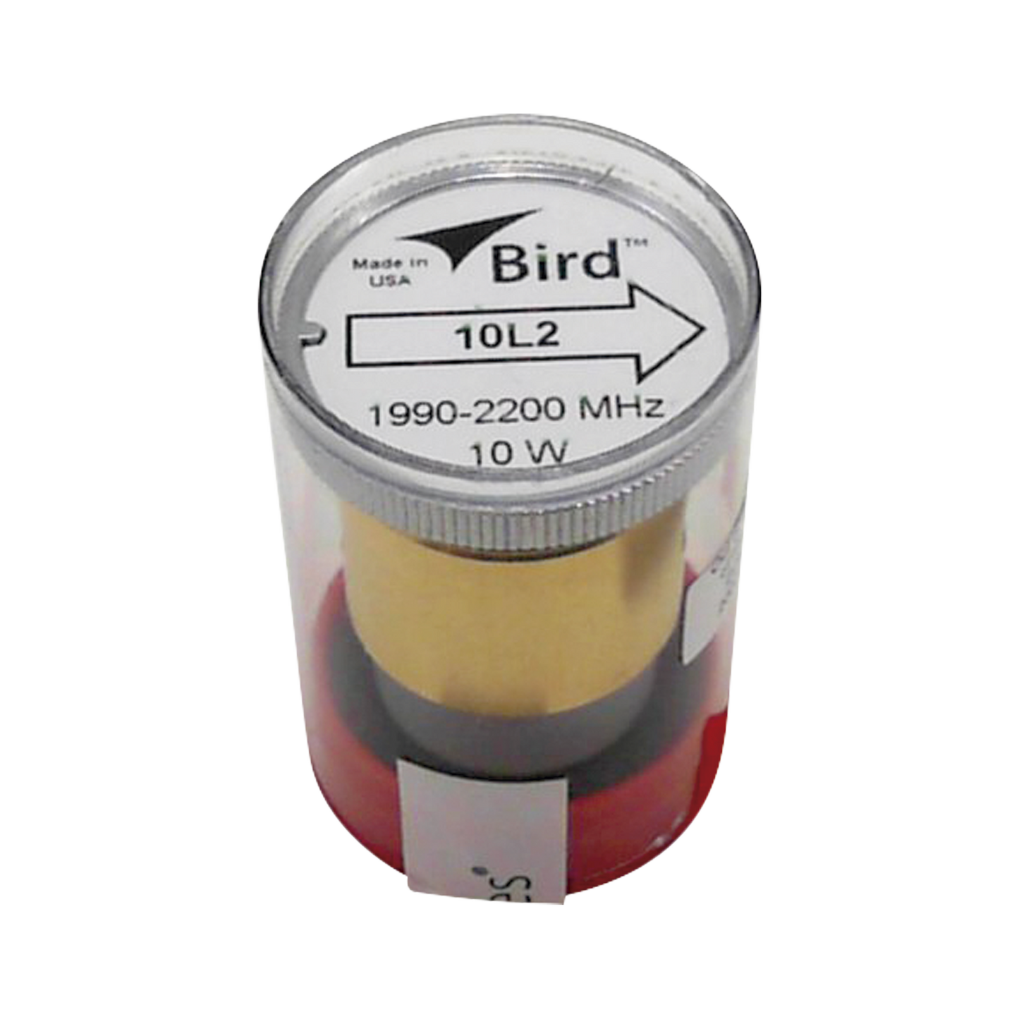 Elemento de 10 Watt en linea 7/8" para Wattmetro BIRD 43 en Rango de Frecuencia de 1990-2200 MHz.