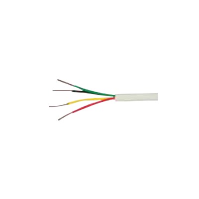 Bobina de 305 Metros / Alambre de Cobre / 4 x 22 AWG / Tipo CM-CL2 / Para Interior / Color Blanco/ Para Aplicaciones de Alarmas de Intrusión / Sistemas de Automatización.