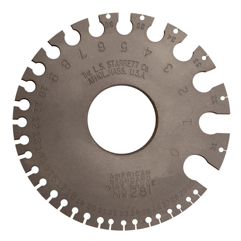 51316 281 Calibrador para alambre Starrett xeer