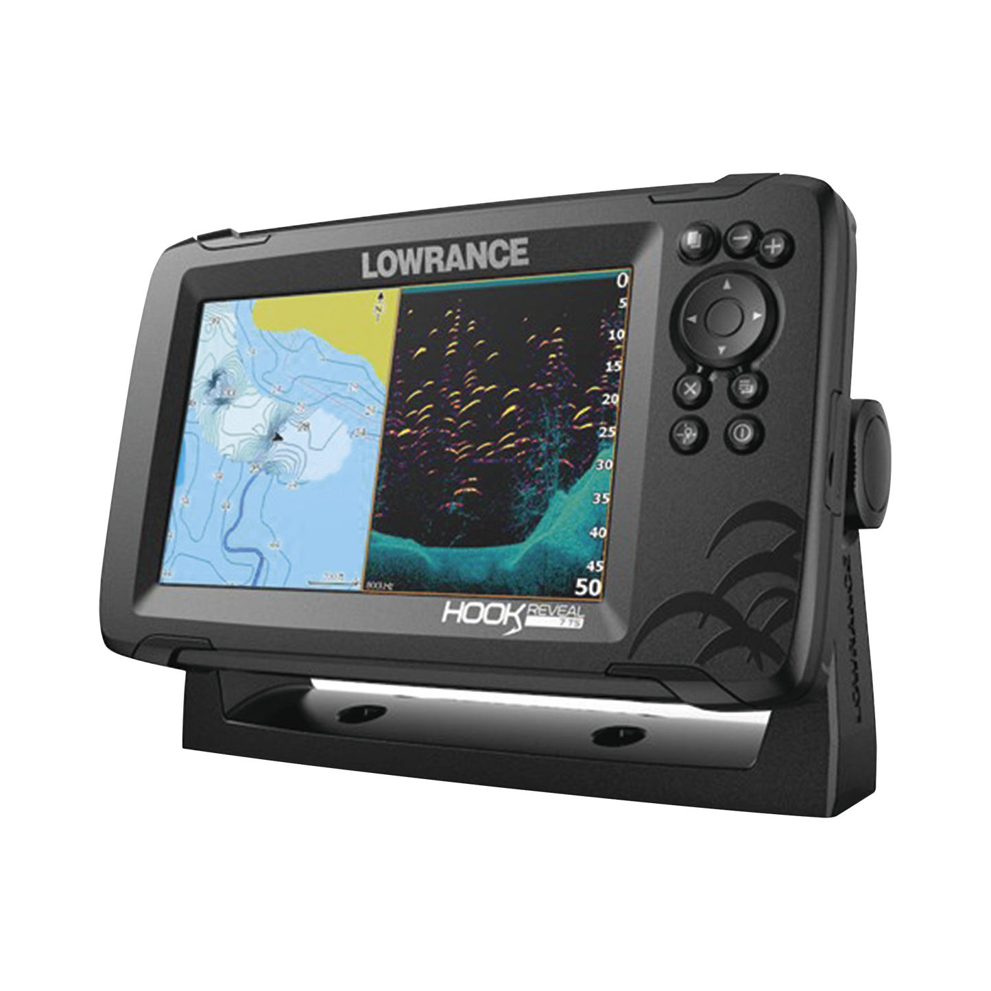 HOOK REVEAL 7 FISHFINDER Tripleshot con CHIRP, SideScan, DownScan y mapa