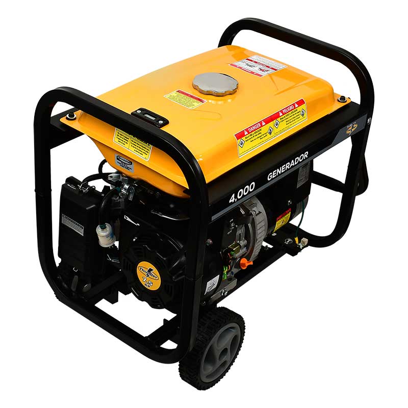 Generador monofásico de 4,000 W pico con motor Thunder de 7.5 HP