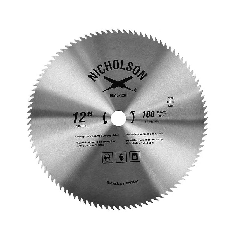 DI515-12NI Disco Diente Fino L-12″ Disston Xper