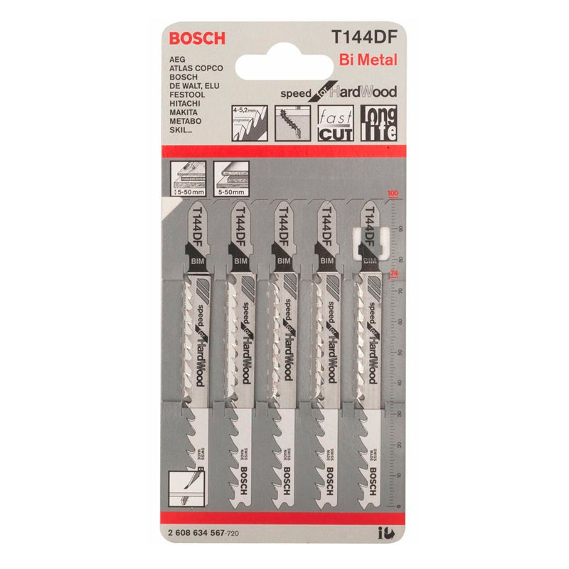 Segueta T144DF Speed For Hard Wood Con 5 Unidades