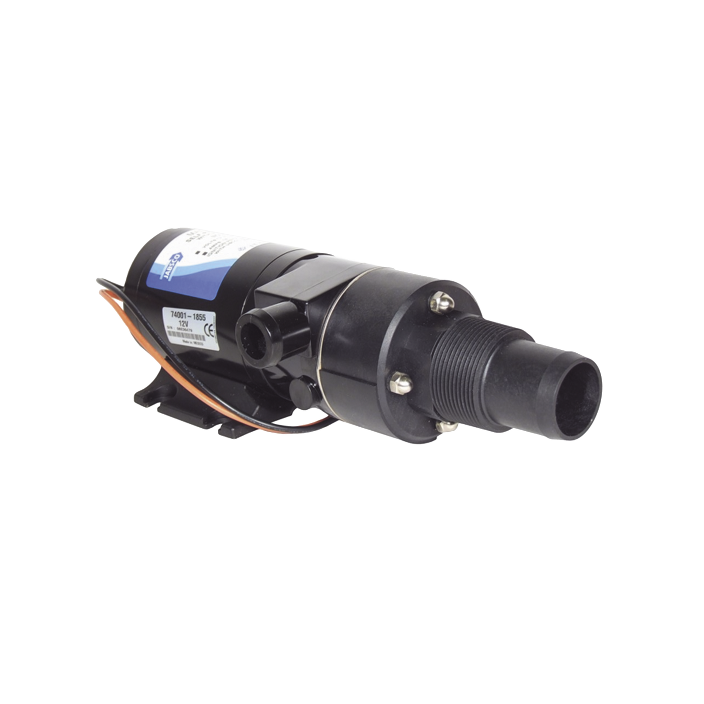 Bomba maceradora de 12 Vcd para manguera de entrada con orificio de 38 mm (1½â€), manguera de descarga con orificio de 25 mm (1â€)