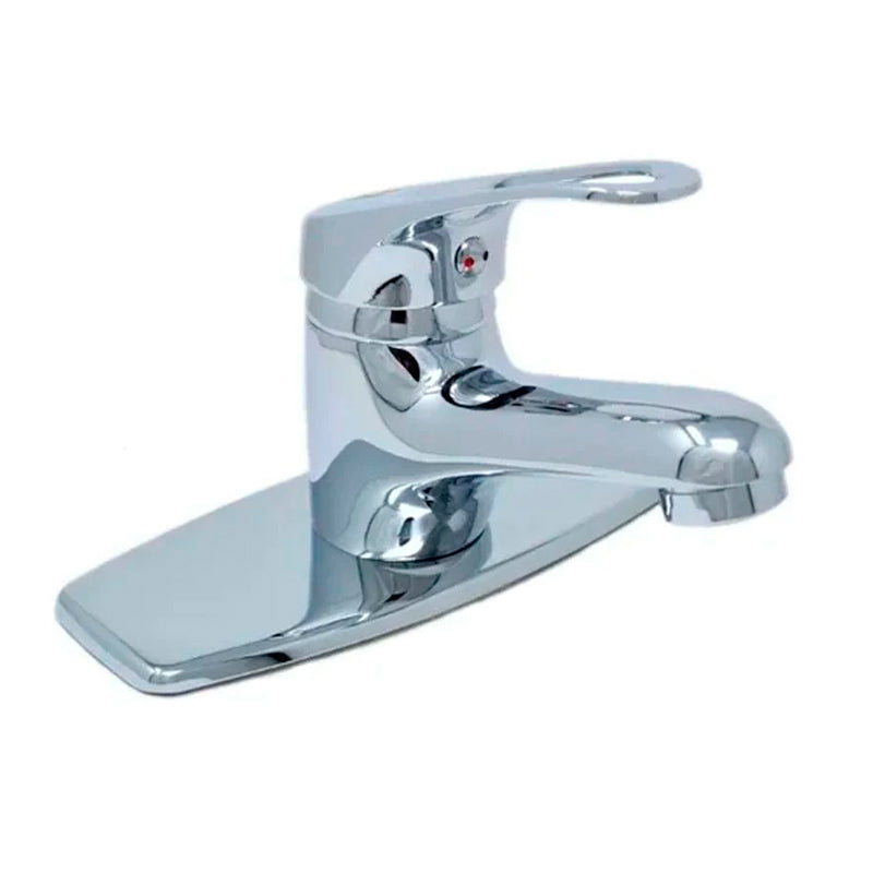 4431 Monomando P/Lavabo Pavía Cromo Rrnr Metalflu
