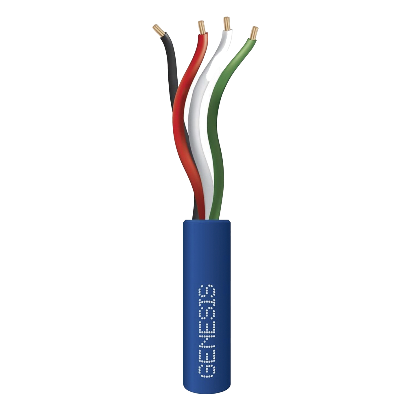 Bolsa de 152 Metros / Cable de Cobre / 4 x 22 AWG / Riser / Para Interior / Color Azul / Para Aplicaciones de Alarmas de Intrusión y Automatización