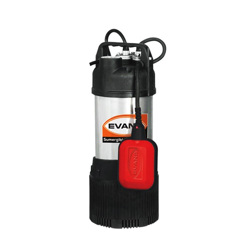 Bomba sumergible de 3/4 Hp para cisterna con flotador integrado