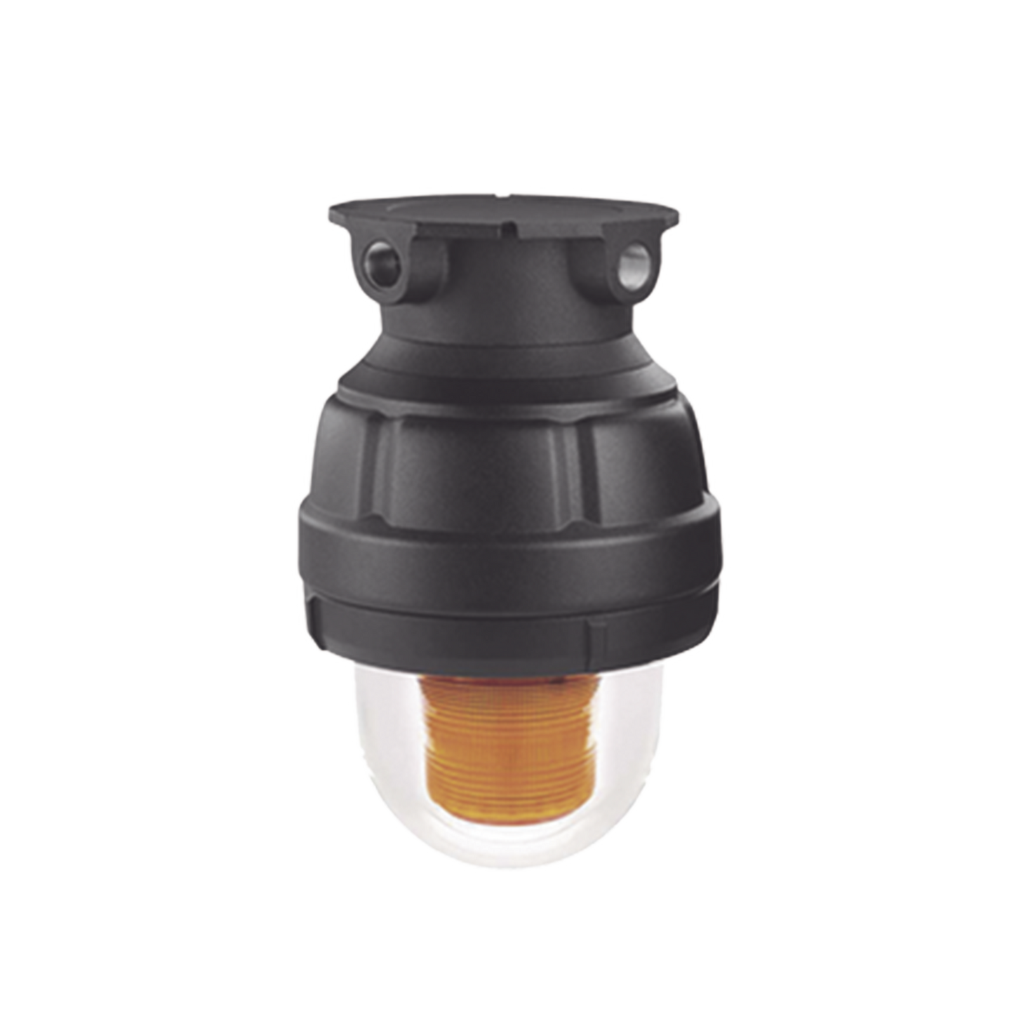 Luz de advertencia LED a prueba de explosión adecuado para su uso en Clase I, Div. I, Grupos C y D; Clase I, Div. 2, Grupos A, B, C y D; Clase II, Div. 1, Grupos E, F y G; Clase III, color Ãmbar, 24V CD