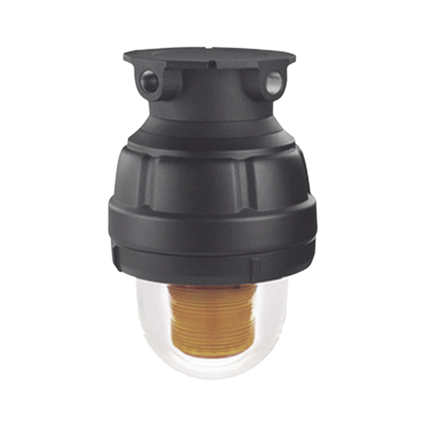 Luz de advertencia LED a prueba de explosión adecuado para su uso en Clase I, Div. I, Grupos C y D; Clase I, Div. 2, Grupos A, B, C y D; Clase II, Div. 1, Grupos E, F y G; Clase III, color Ãmbar, 120-240VCA