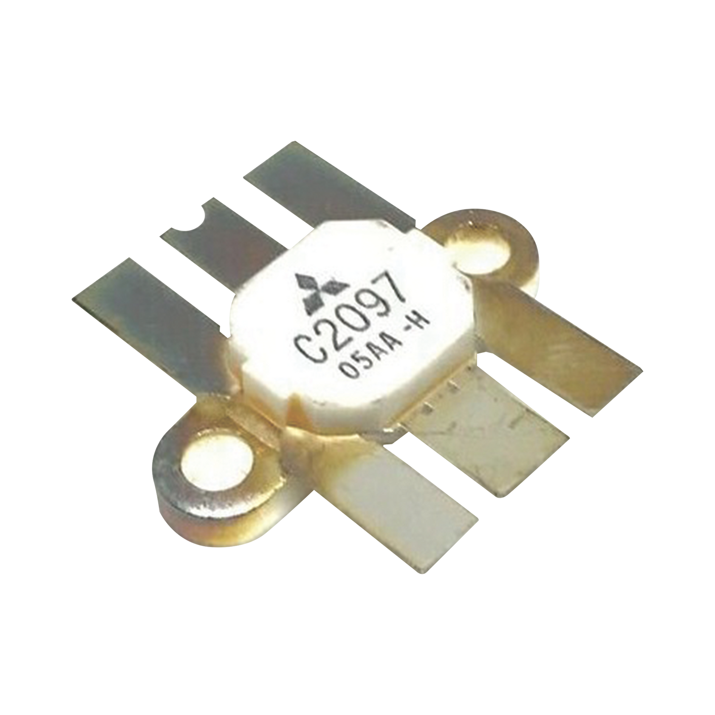 Transistor de Silicio NPN Epitexial, 30 MHz, 13.5 Vcc, 70 Watt, T-40E.