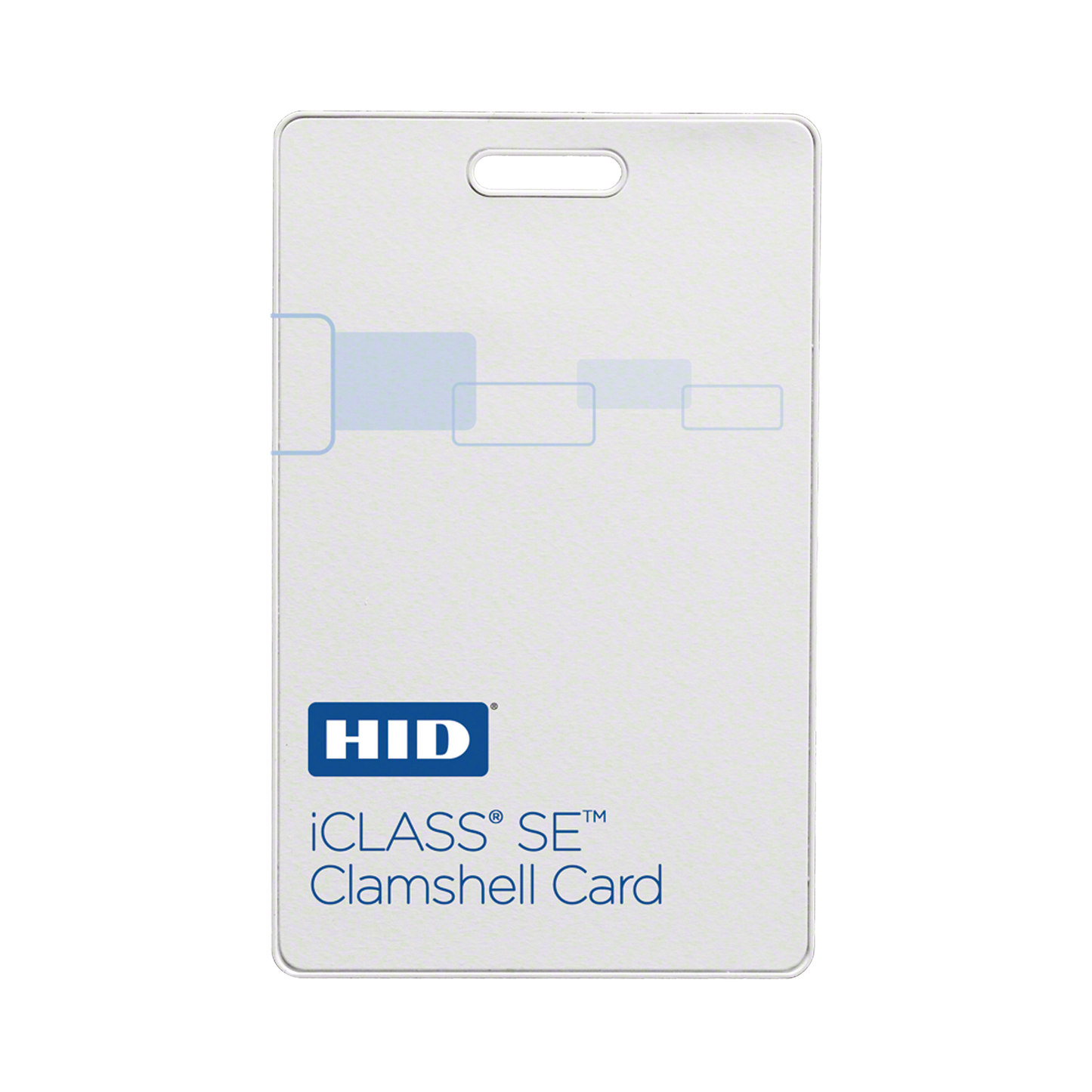 Tarjeta iClass SE Clamshell (Gruesa) / Garantía de por Vida