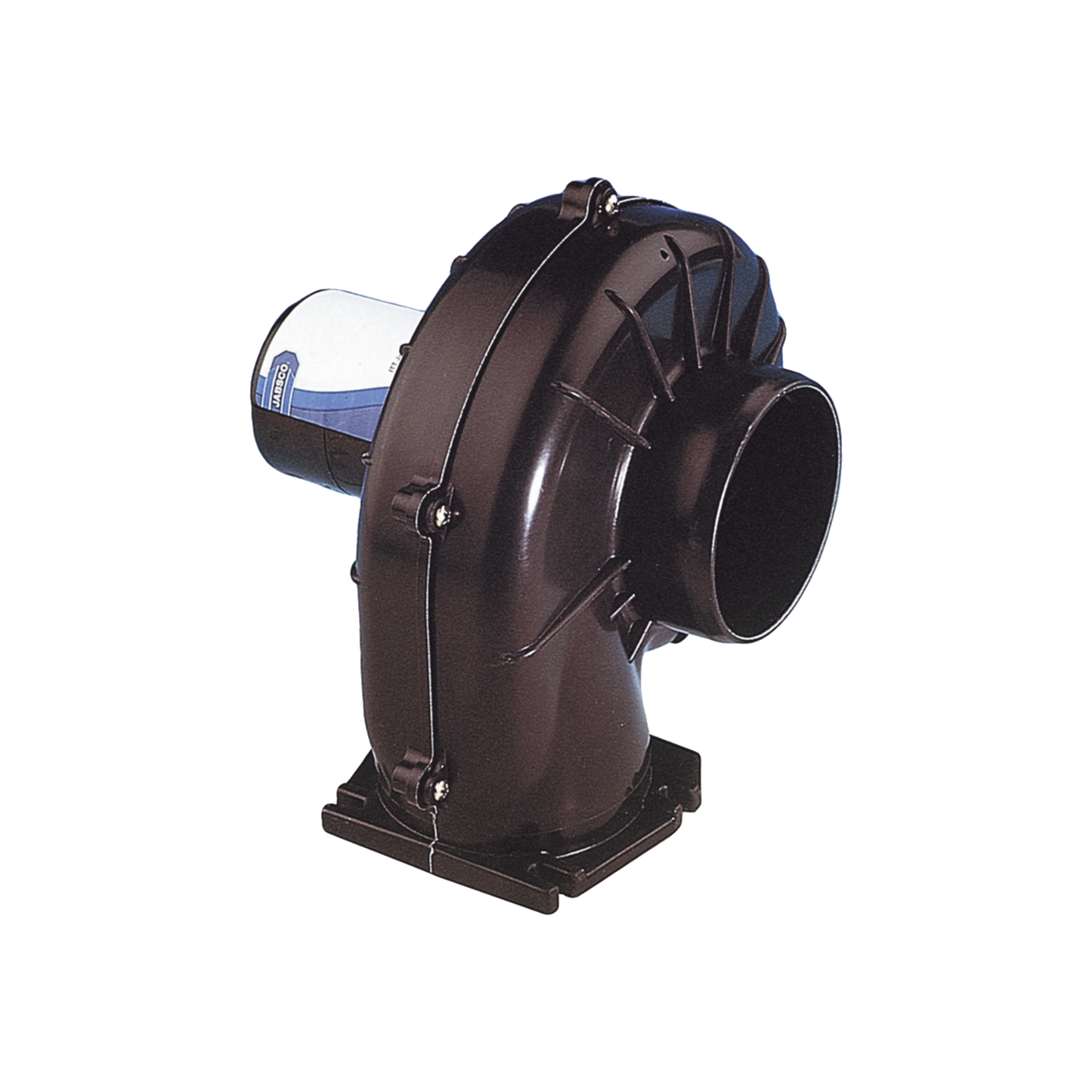 Soplador de ventilación marina de 3 pulgadas con montaje en brida, construido en plástico reforzado