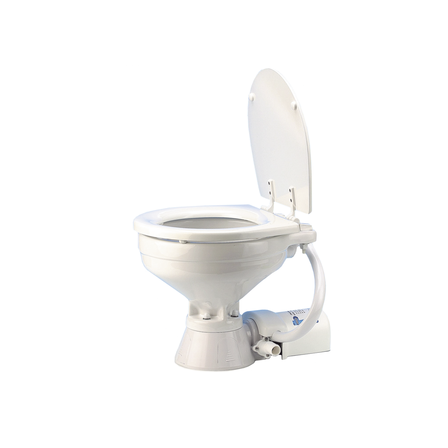 Inodoro Eléctrico con taza compacta a 12 Vcd.