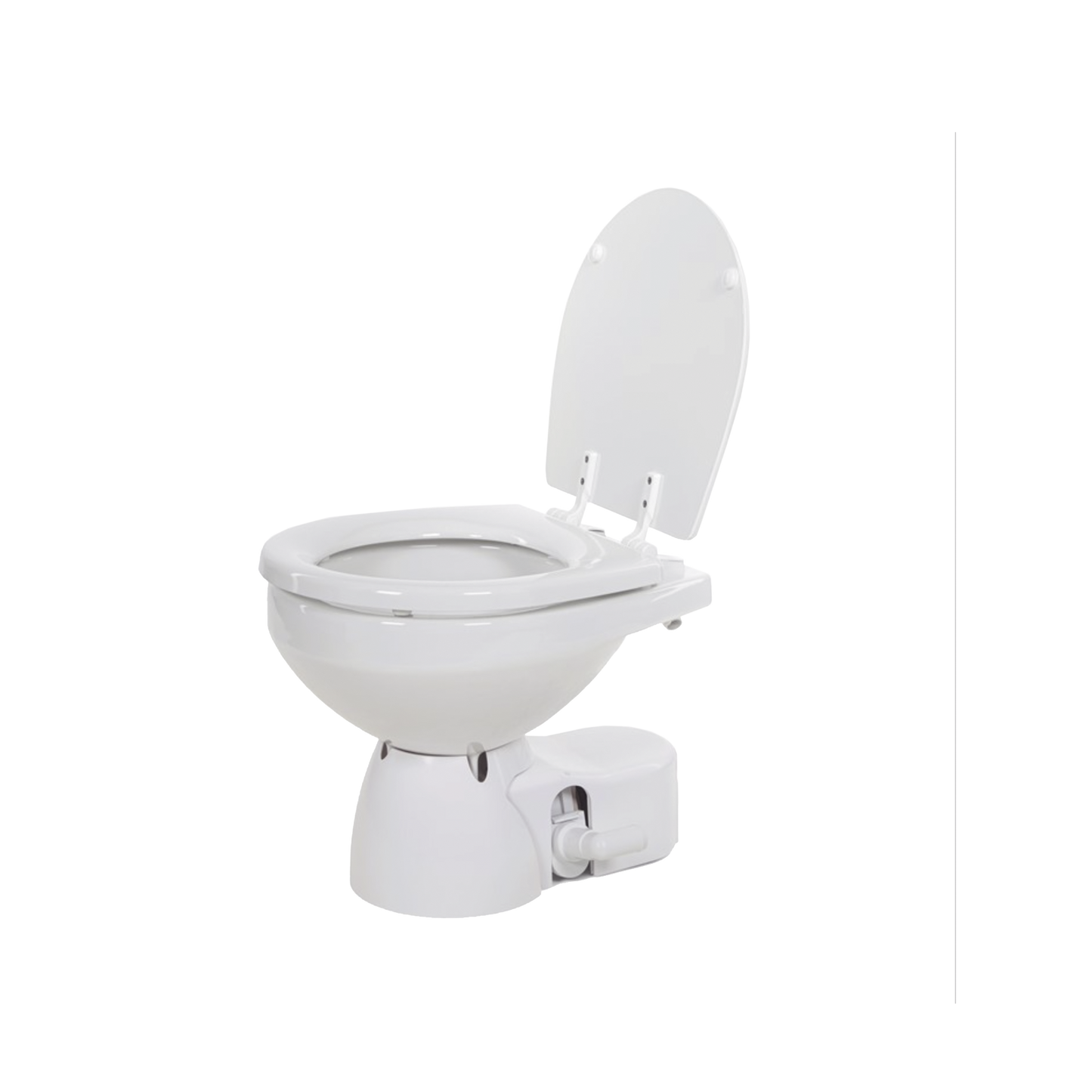 Inodoro Eléctrico Quiet Flush E2 con descarga de agua dulce, tamaño de taza compacto, 12 Vcd.