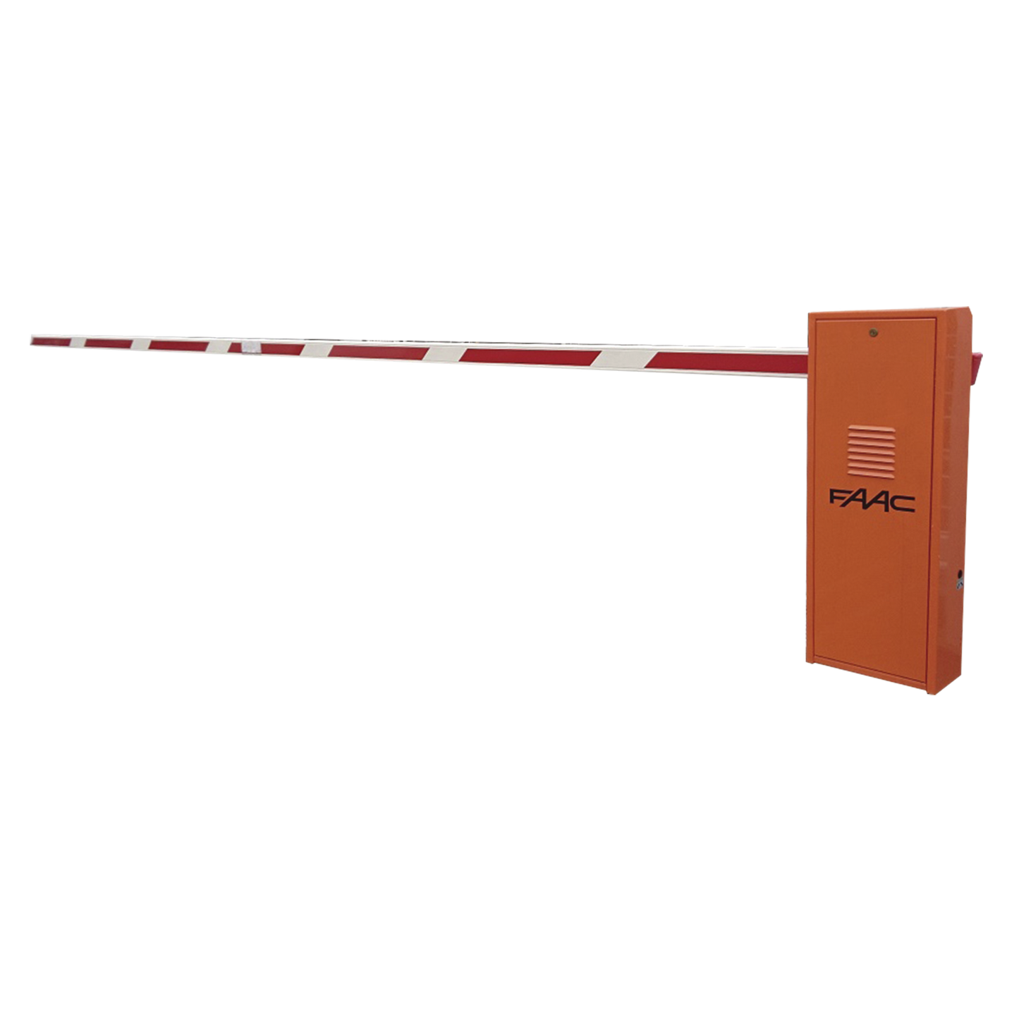 Barrera vehicular hidráulica (FAAC640) para trafico intenso con mástil de 7 metros