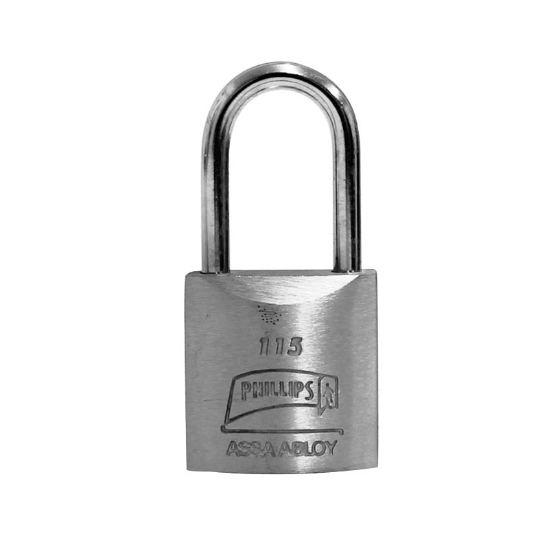 Candado Metálico 115 GL Con Gancho Largo, Phillips MX129