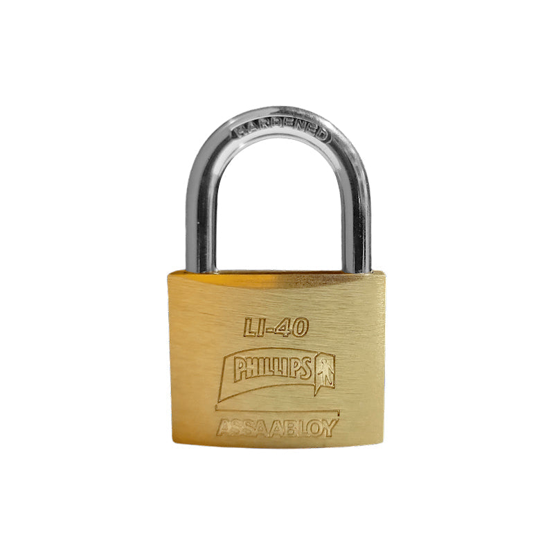 Candado De Latón Macizo LI-40, Phillips MX1565