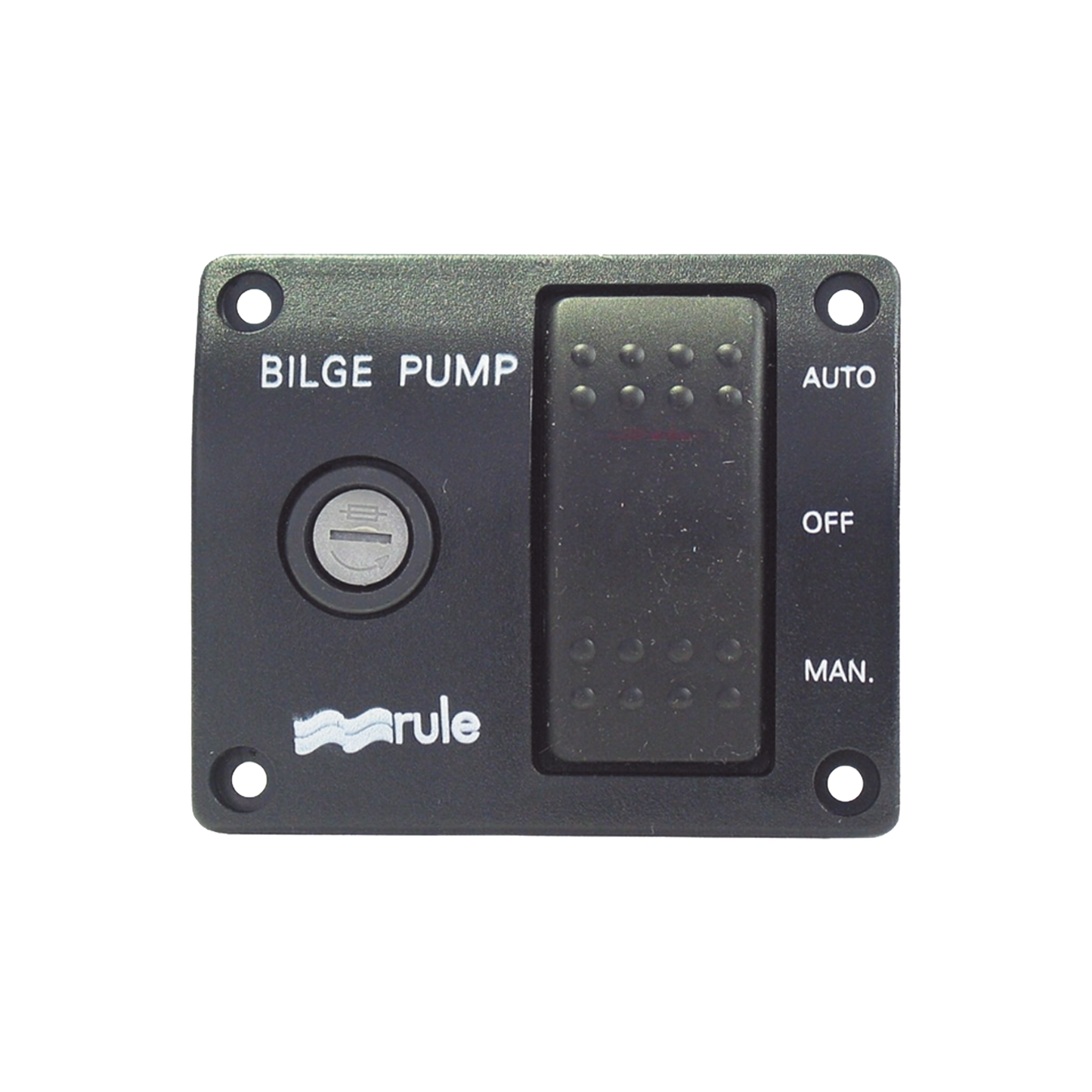 Switch de tres posiciones para control de bombas de achique.