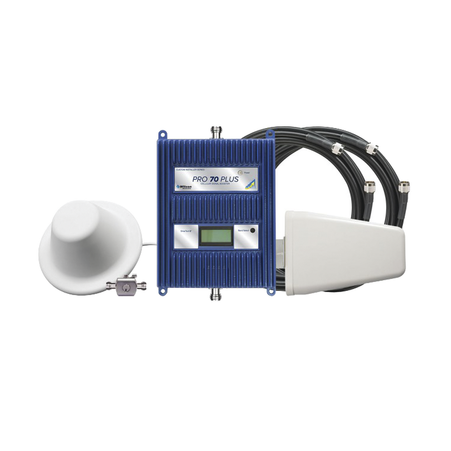 KIT Amplificador de señal celular 4G LTE, 3G y VOZ. Especial para cubrir áreas de hasta 5000 Metros Cuadrados por ser de grado comercial e industrial. Soporta múltiples operadores, tecnologÃas y usuarios.