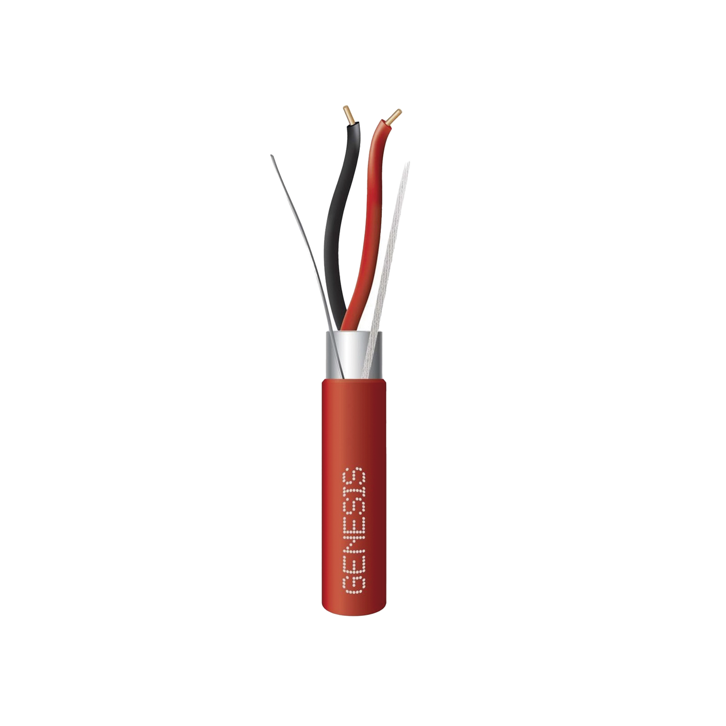 Bobina de 152 Metros 2 x 16 AWG Blindado PLENUM para Alarmas de Incendio