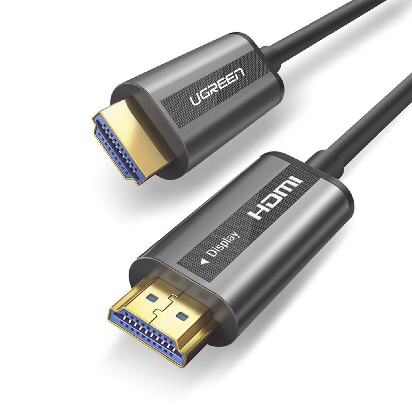 Cable HDMI de 30 Metros por Fibra Óptica 4K@60Hz | Fibra de 4 núcleos + Cobre estañado de 7 núcleos | Compatible con HDMI 2.0 | Alta velocidad 18 Gbps | 3D | HDR | Carcasa de Zinc | Premium | 2 Años de GarantÃa.