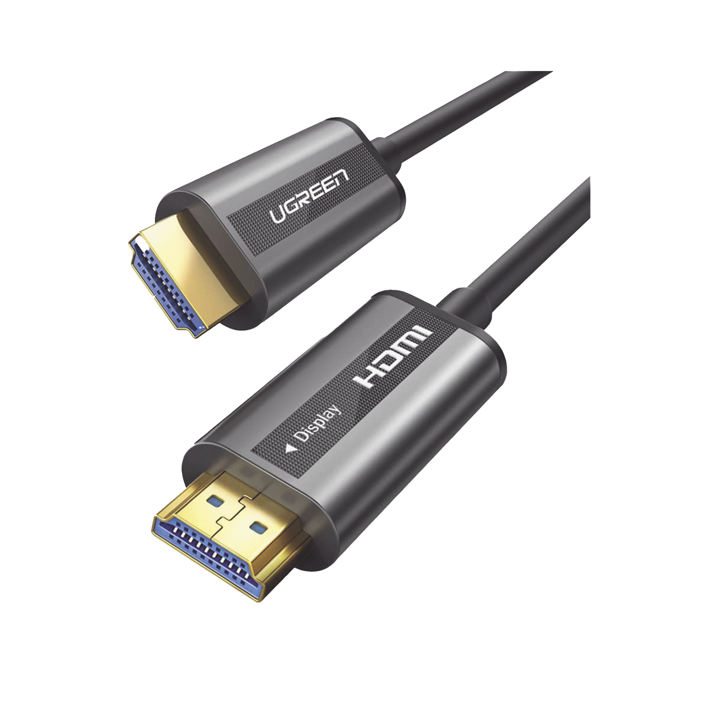 Cable HDMI de 50 Metros por Fibra Óptica 4K@60Hz | Fibra de 4 núcleos + Cobre estañado de 7 núcleos | Compatible con HDMI 2.0 | Alta velocidad 18 Gbps | 3D | HDR | Carcasa de Zinc | Premium | 2 Años de GarantÃa.
