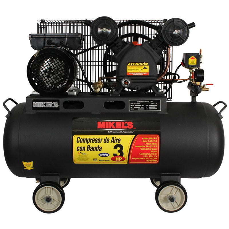 CA-3HP60 Compresor 3hp c/banda 1270rpm