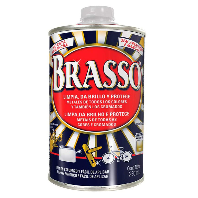 Brasso Brillante Crema 250 Grs