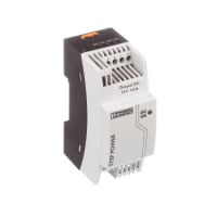Power Supply, AC-DC, 12V, 1.5A, 85-264V adentro, Enclosed, DIN Rail Mount, 18W, STEP Series