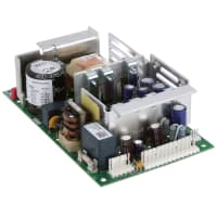PwrSup, AC-DC, hacia fuera - 12, +5, +12, +24VDC, en 85 a 264VAC, panel, Abrir-Marco, 80W, 4