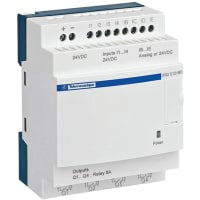 Relais elegante/programable compactos, entrada-salida de 12, 24VDC, reloj, serie de la lógica SR2 de Zelio