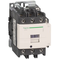 Contactor LC1D, No-Invirtiendo, 200 VAC, 80A, 3P, RIEL DIN, serie de TeSys Deca