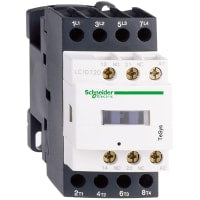 Contactor LC1D, No-Invirtiendo, 110 VAC, 40A, 4P, carril del estruendo, serie de TeSys Deca