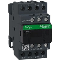 Contactor LC1D, No-Invirtiendo, 120 VAC, 25A, 4P, carril del estruendo, serie de TeSys Deca