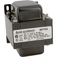 TRANSFORMADOR, PRI: 110-120V, 50/60HZ, 750VCT @150DCMA, 5V @3A, 6.3A @ 5.0A, CONDUCE