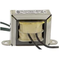 El TRANSFORMADOR, FILAMENTO, 117V, 50/60HZ, 6.3VCT @ 1.2A, CONDUCE