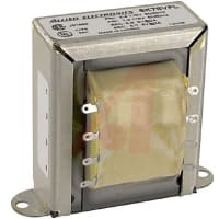 El TRANSFORMADOR, CONTROL, 115/230V, 50/60HZ, 12VCT @1.00A, 6V@ 2.0A, CONDUCE