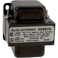 TRANSFORMADOR, PRI: 110-120V, 50/60HZ, 500VCT @40DCMA, 6.3V @ 2.0A, CONDUCE