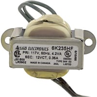 El TRANSFORMADOR, DE BAJA POTENCIA, 117V, 50/60GZ, 12.0V @.350A, CONDUCE