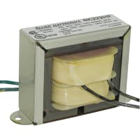 El TRANSFORMADOR, DE BAJA POTENCIA, 115V, 50/60HZ, 24.0VCT @2.000A, CONDUCE