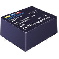 RECOM 4W, 1 hizo salir, el modo encajado fuente de alimentación (SMPS), 12V, 333mA del interruptor