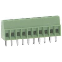 Serie terminal de la posición COMBICON MPT del tornillo 2.54m m 10 20AWG 160V 6A del PWB
