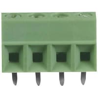 PCB Terminal Screw 3.81m m 16AWG 200V 13.5A 4 Position COMBICON MKDS Series