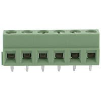 Serie terminal de la posición COMBICON MKDSN del tornillo 5.08m m 16AWG 400V 13.5A 6 del PWB