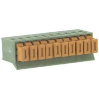 Serie de la posición COMBICON IDC del terminal IDC 3.81m m 10 22AWG 160V 5A del PWB