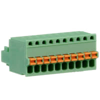 El PWB tapa Empujar-En serie de la posición MICRO-COMBICON FK-MC de 2.5m m 20AWG 160V 4A 10