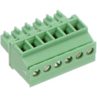 Serie de la posición COMBICON MCVR del tornillo de enchufe del PWB 6 3.81m m 16AWG 160V 8A